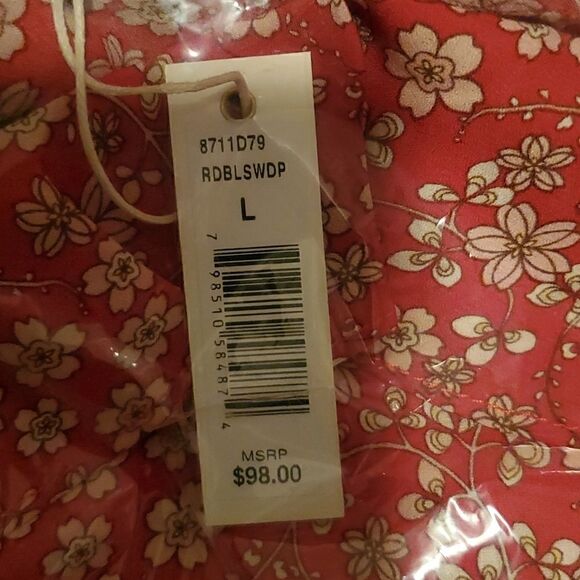 MAX STUDIO Wrap Ruffle Front Top - Picture 6 of 7